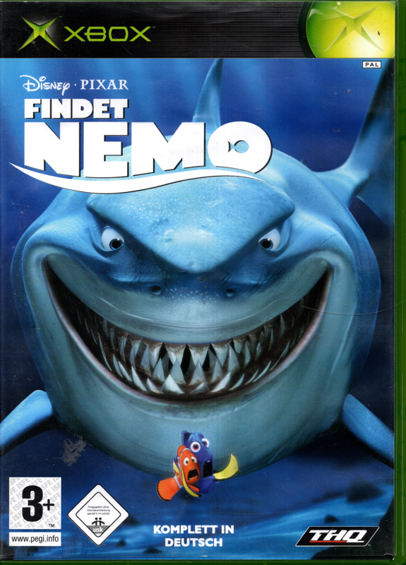 Finding Nemo box art for Xbox